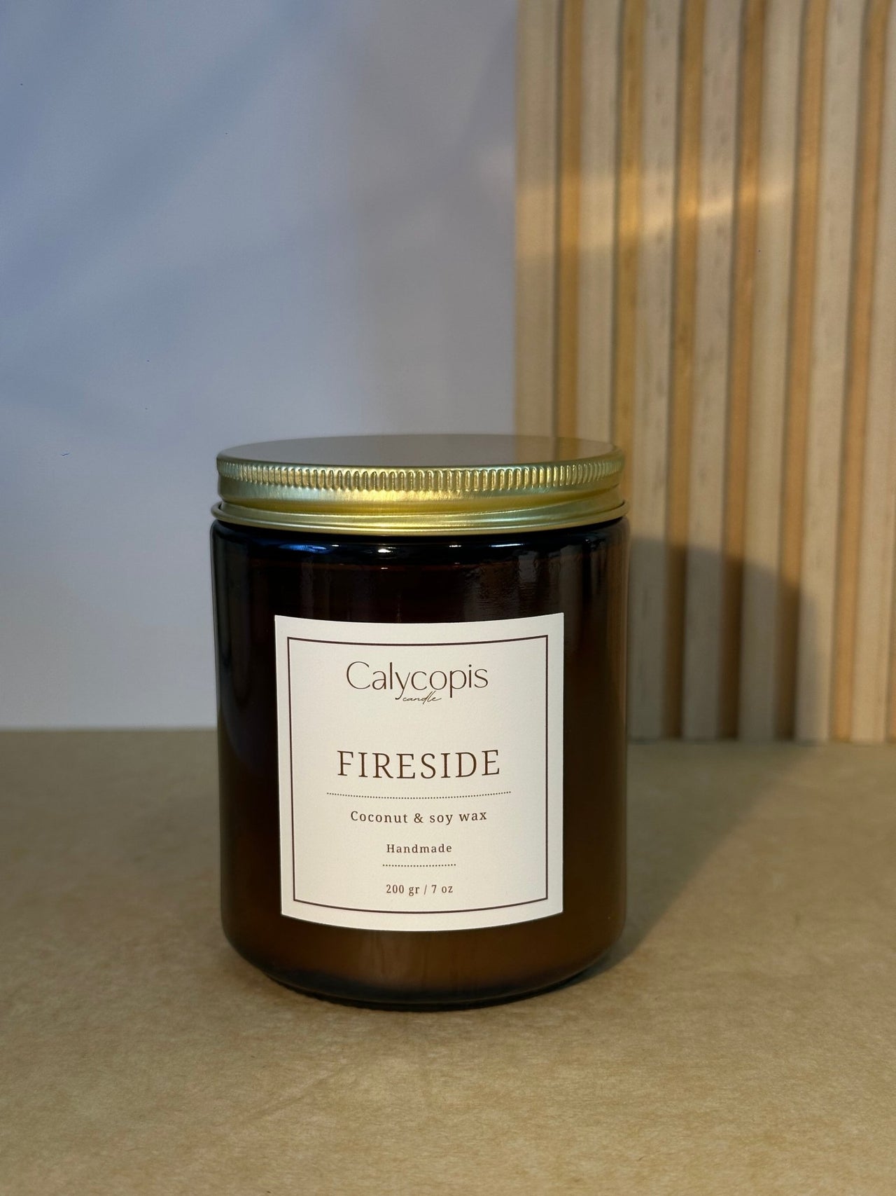 Calycopis Candle – Fireside | Handmade Coconut & Soy Wax - Calycopis Candle